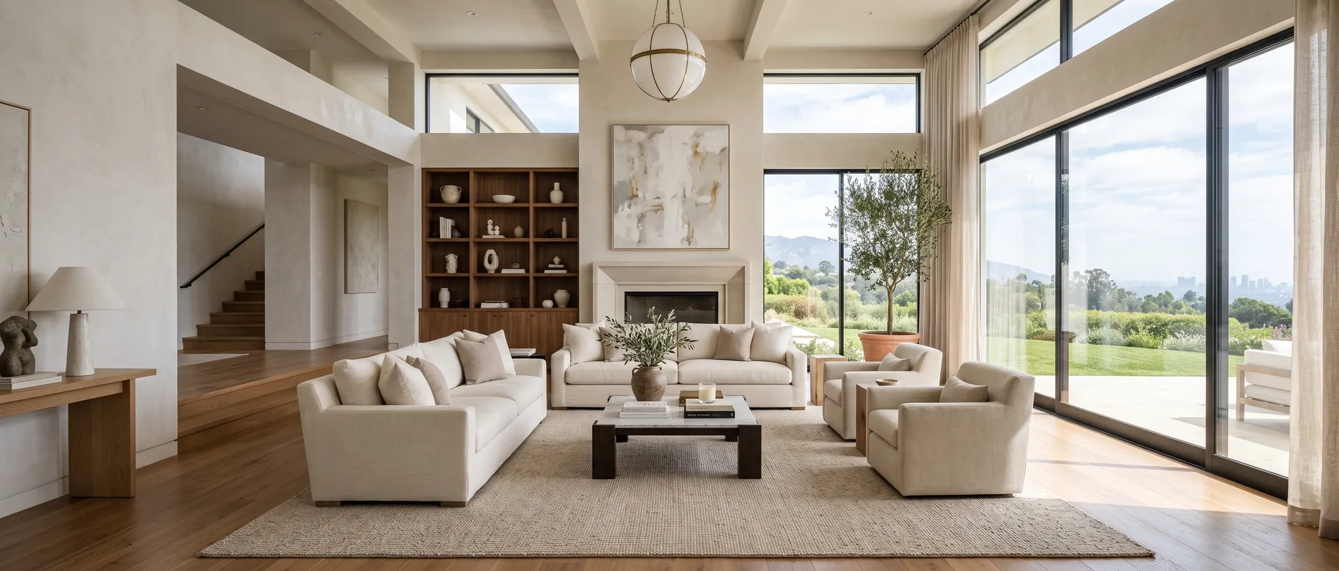 Clean Los Angeles home interior